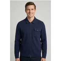 FYNCH-HATTON Kurzjacke Materialmix aus Polyester, Baumwolle und Elasthan, normale Passform