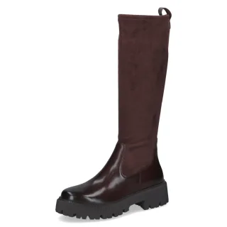 CAPRICE - Da.-Stiefel dk brown comb - Gr. - 37