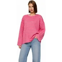 Worldclassca Longsleeve WORLDCLASSCA Longsleeve Streifen Langarm Shirt Sweatshirt Gestreift Neue Kollektion - Stilvolle und gemütliche Mode für Damen