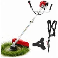 Hecht Benzin-Freischneider Motorsense 152 BTS mit Tragegurt, 25,5 cm Arbeitsbreite Messer, 43 cm Arbeitsbreite Faden, 2 PS, 9200 U/min