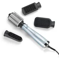 BaByliss Warmluftbürste BaByliss Hydro Fusion Smooth & Shape 4-in-1 Warmluftbürste, AS774E, Rundbürstenföhn mit Dual-Ionen für Anti-Frizz & 4 Aufsätzen, 1000W