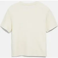 s.Oliver Kurzarmshirt T-Shirt Verkürztes T-Shirt aus Interlockjersey