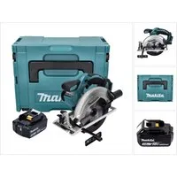 Makita Akku-Handkreissäge DSS 611 F1J 18 V 165 mm + 1x Akku 3,0 Ah + Makpac - ohne Ladegerät