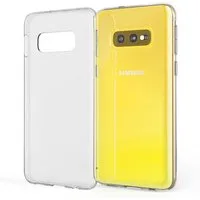 Nalia Smartphone-Hülle Samsung Galaxy S10e 14,7 cm (5,8 Zoll), GLAZE Case - Transparentes Silikon, Anti-Watermark & Schlank