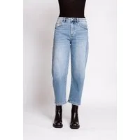 Zhrill 7/8-Jeans IZA bequeme Passform, gerade Beinform, 7/8-Länge, mit Animal-Print