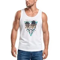 Neverless Tanktop Herren Tank-Top Surf Surfer Bedruckt Endless Summer Florida USA mit Print