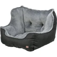 TRIXIE Hunde-Autositz Weich gepolsteter Hundeautositz mit Vlies - beige - 50 × 40 × 50 cm