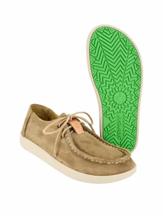 Satorisan S.L Herren Kwahu Suede Beige Veloursleder