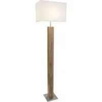 GLOBO LIGHTING Stehlampe, Leuchtmittel nicht inklusive, Stehlampe Standleuchte Leseleuchte Holzoptik hell E27 H 150 cm