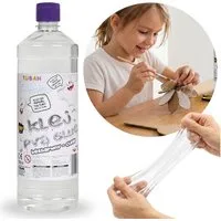 Sarcia.eu Bastelkleber Tuban Slime Kleber 1L – transparenter PVA Bastelkleber, DIY
