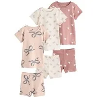 Next Pyjama Kurze Schlafanzüge, 3er-Pack (6 tlg)