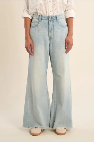 molly bracken - Jeans mit weitem Bein blau - Gr. - 28