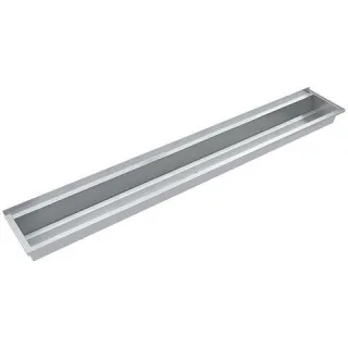 KWC Aquarotter Waschrinne, PLANOX, Edelstahl, W.-Mont., 3000x210x442 mm, m. Arm-bank, 2030043790 2030043790