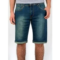 ESRA Jeansshorts Herren Jeans Shorts Hose Herren kurze Jeans Hose mit 5 Pocket Jeans Shorts Herren kurze Jeans Sommer Hose Jeans Herren Stretch