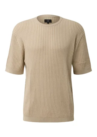 qs - T-Shirt beige - Gr. - L