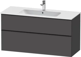 Duravit D-Neo Waschtischunterbau wandhängend Graphit Matt 1210x462x625 mm - DE43640BD490000 DE43640BD490000