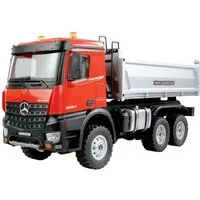 Amewi Modellbausatz Mercedes-Benz Arocs Kipper 6x6 rot 1:14 Elektro RC Funktionsmodell RtR