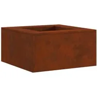 vidaXL Feuerstelle Feuerstelle Rostig 60 x 60 x 30 cm Wetterfeststahl, (1-St)