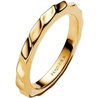 Pandora Fingerring Damen-BandWellig Goldfarben
