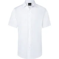 Karlowsky Fashion Kurzarmhemd KARLOWSKY Herren Hemd ACTIVE-STRETCH Kurzarm Modern-Fit Weiß