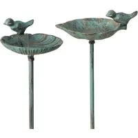 BOLTZE GRUPPE GmbH Vogeltränke Vogeltränke Karla Vogelbad Gartenstab 98 cm - Stückpreis