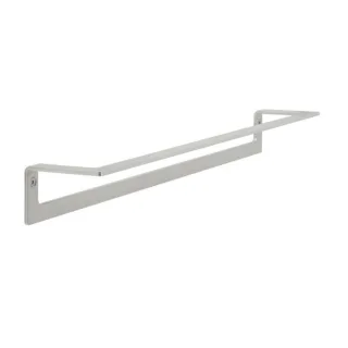 Herzbach Design iX Handtuchhalter 17.818000.1.09 Edelstahl gebürstet, Wandmontage, 450 mm