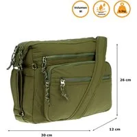 Christian Wippermann Henkeltasche Große Damen Tasche Umhängetasche Schultertasche (einzeln), Henkeltasche