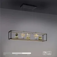 OTTO home LED Pendelleuchte Civva Hängeleuchte inkl. Abstellfläche z.B. für Deko, Blumen, Gewürze, Dimmfunktion, Memory, nach Trennung vom Netz, Memoryfunktion, mehrere Helligkeitsstufen, LED fest integriert, Warmweiß, warmweißes Licht, 3000 K, 3-Stu