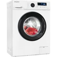 exquisit Waschmaschine WA8014-020A weiss, 8 kg, 1400 U/min, Trommelreinigung - spezieller Waschgang zur Säuberung des Innenraums