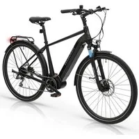VECOCRAFT E-Bike Trekkingrad 28'' Elektrofahrrad,36V 13AH,100km,Drehmomentsensor für Damen Herren, 8 Gang shimano, Kettenschaltung, Mittelmotor, 468 Wh, (Maximale Tragkraft 140 kg, E-fahrräde, E-Citybike, Pedelec), 468WH, ATLAS ebike Herren,für Stadt
