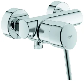 GROHE EH-Brausebatterie Concetto 32210 für Wandmontage eigensicher chrom 32210001