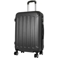 Warenhandel König Hartschalen-Trolley Gronau, 4 Rollen, aufrecht rollbar, beidseitig packbar, robust, leicht
