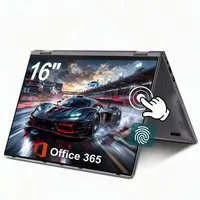 MENGHU Convertible Laptop 16 Zoll 16GB LPDDR5 640GB SSD Fingerabdrucksensor Notebook (Intel N95, Intel UHD Graphics, 16 GB, 640 GB SSD, 4-core CPU)