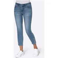 Witt Bequeme Jeans 7/8-Jeans leicht vertieft
