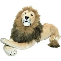 Geschenkestadl Kuscheltier XXL Kuscheltier Löwe 110 cm Plüschtier mit Mähne, extra weich Wildlife (1-St), Formstabiler Kopf weicher Körper Löwenmähne