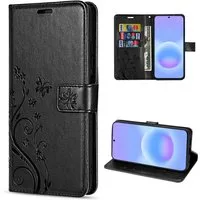 betterfon Handyhülle für Samsung Galaxy A57 Klapphülle 3 Kartenfächer & Geldfach, Flower-Hülle: Magnetverschluss 3 Kartenfächer & Standfunktion