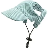 Ledander Baseball Cap Hunde Baseballmütze, Verstellbar Sommer Sonnenschutz Hut Sonnenhüte mit Ohrlöchern, Haustier Sommer Hut für Welpen Hunde Mütze