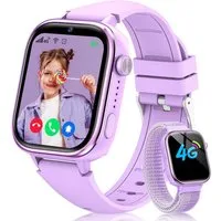 Zevelora GPS und Telefon, SOS Funktion Kinder Smartwatch (1,83 Zoll, 4G), mit Videoanrufe, Nachrichten, Schulmodus, Wecker, Kamera Schrittzähler