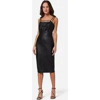 RICANO Lederkleid Neckless Dress Hochwertiges Lammleder
