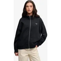 Superdry Sweatjacke SIGNATURE EMB OVERSIZED TRACK Oversize-Passform, mit Reißverschluss, hoch geschlossener Ausschnitt