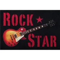 Rockbites Fußmatte Rockbites - Fußmatte Türmatte "Rock Star - LP" Gitarre Nr. 180
