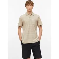 s.Oliver Kurzarmshirt Polo-Shirt Poloshirt mit Strukturstreifen