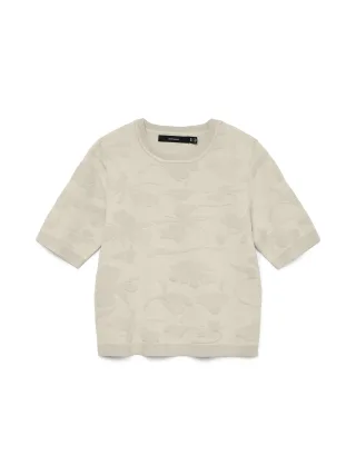 VERO MODA - VMVISTA 2/4 O-NECK PULLOVER BOO Birch - Gr. - S