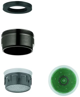 Grohe Strahlregler 46837 verstellbar hard graphite gebürstet, 46837AL0 46837AL0
