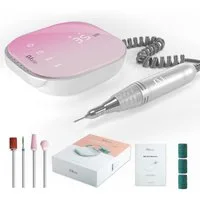 JCMaster Maniküre-Pediküre-Set TouchPro+ Nagelfräser 35000RPM mit Aufsätze Bits, Profi Nagel Fräsmaschine für Gelnägel, Acrylnägel, Kunstnägel
