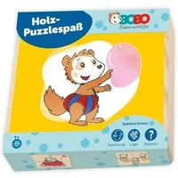 Trötsch Verlag Puzzle Trötsch Bobo Siebenschläfer Erster Puzzlespaß Holzpuzzle, Puzzleteile