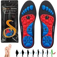 Audasi orthopädische Schuheinlagen Magnetische Einlegesohlen Massage Akupunktur Orthopädische