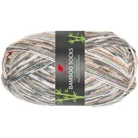 Pro Lana BAMBOO SOCKS color Häkelwolle, 400 m (seidenweiche und vegane 4-fach Sockenwolle), 100 g
