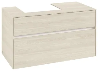 Villeroy & Boch Waschtischunterschrank Collaro C01400 1000x548x500mm 2 Ausz. Waschtisch li White Oak C01400AA