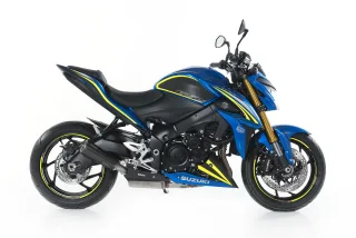 Sport Auspuff BOS Carbon Steel Ssec RR Suzuki GSX-S 1000 Bj. 2015-2020 EURO-4 +ABE